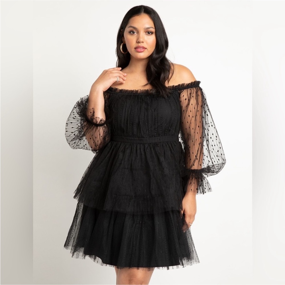 Eloquii Tulle Mini Dress (NWT) sz 18
